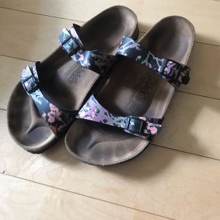 ビルケンシュトック(BIRKENSTOCK)のビルケンシュトック　ビルクス　和柄サンダル(サンダル)