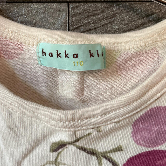 hakka kids(ハッカキッズ)のハッカキッズ  トレーナー  110 キッズ/ベビー/マタニティのキッズ服女の子用(90cm~)(Tシャツ/カットソー)の商品写真