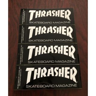 スラッシャー(THRASHER)のスラッシャー　ステッカー　4枚(スケートボード)