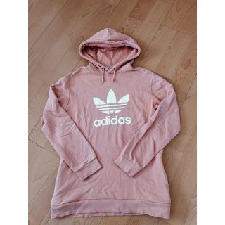 アディダス(adidas)のアディダス　チュニック丈パーカー(パーカー)