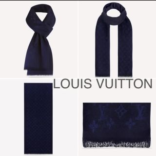 ルイヴィトン(LOUIS VUITTON)の美品☆ルイヴィトン☆マフラー☆ エトール・ モノグラム ナイトフォール(ストール)