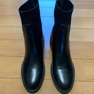 ザラ(ZARA)のZARA  ソックスブーツ　ブーツ　38  新品　ザラ(ブーツ)