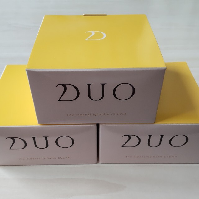 DUO(デュオ) ザ クレンジングバーム クリア(90g)　３個セット