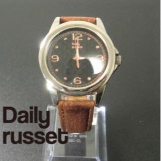 【稼働品】Daily russet　　レディース腕時計　電池交換済(腕時計)