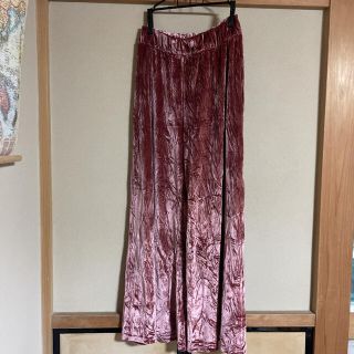 トップショップ(TOPSHOP)のTOPSHOP ベロアパンツ(カジュアルパンツ)