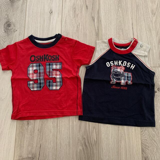 OshKosh(オシュコシュ)のOSHKOSH キッズ　2点セット キッズ/ベビー/マタニティのベビー服(~85cm)(Ｔシャツ)の商品写真