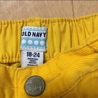 オールドネイビー(Old Navy)の新品 コーデュロイミニスカ イエローのみ(スカート)