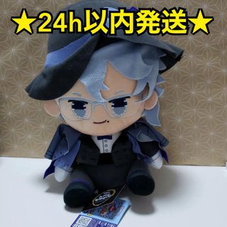 ツイステ ツイステッドワンダーランド アズール ハンドメイド風お座り ぬいぐるみ(キャラクターグッズ)