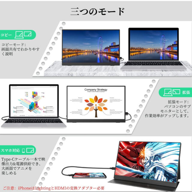 NANOK 2Kモバイルモニター 13.3インチ てなグッズや www.senge-vr.org.br