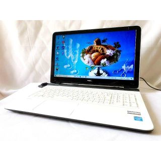 エヌイーシー(NEC)の【超美品】軽量薄型ノートパソコン✨Lavie/大容量500GB/Webカメラ(ノートPC)