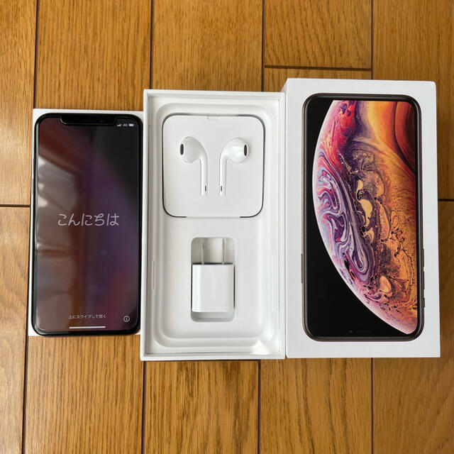 iPhone xs Gold SIMフリー　256gb