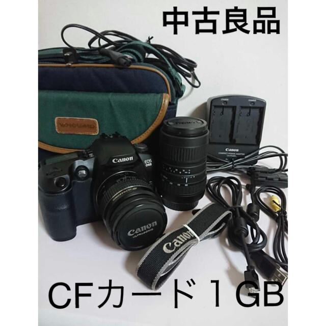 良品　Canon EOS D60 レンズ2本付き　デジカメ　一眼レフ