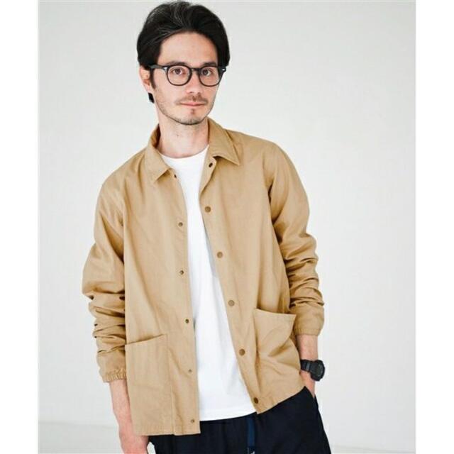 UNITED ARROWS green label relaxing(ユナイテッドアローズグリーンレーベルリラクシング)のコート　ジャケット　ブルゾン　べージュ　L　美中古　送料無料　A102□ メンズのジャケット/アウター(ブルゾン)の商品写真