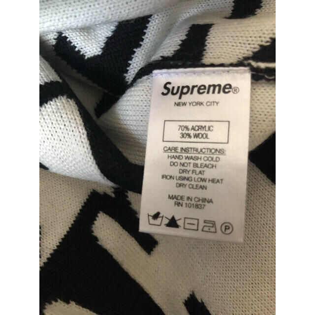 supreme fuck sweater 即発送可 L 新品未使用 black