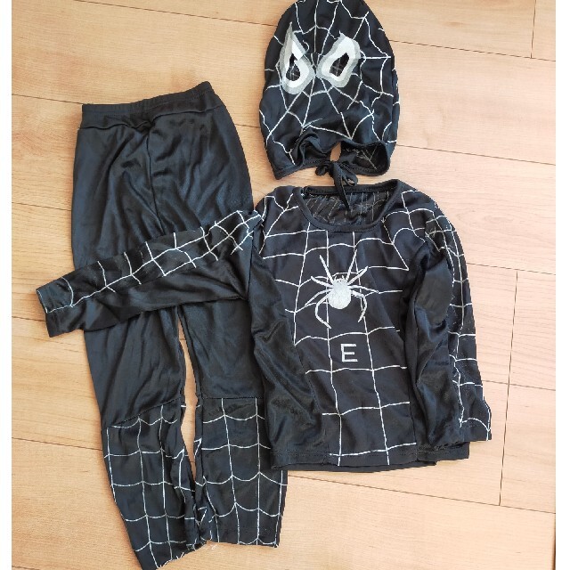 【ハロウィンコスプレ】スパイダーマン全身タイツ キッズ/ベビー/マタニティのキッズ服男の子用(90cm~)(その他)の商品写真