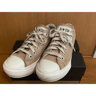 コンバース(CONVERSE)のコンバース オールスター ライトOX ベージュ 24cm(スニーカー)