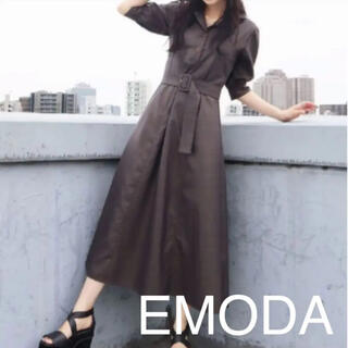 エモダ(EMODA)の新品未使用☆EMODA マキシシャツドレス(ロングワンピース/マキシワンピース)