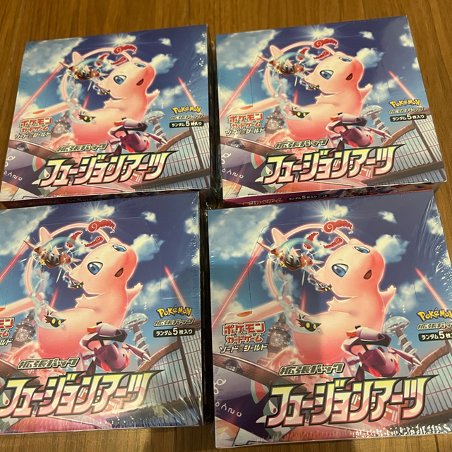 ポケモンカード　フュージョンアーツ　シュリンク付き　4box