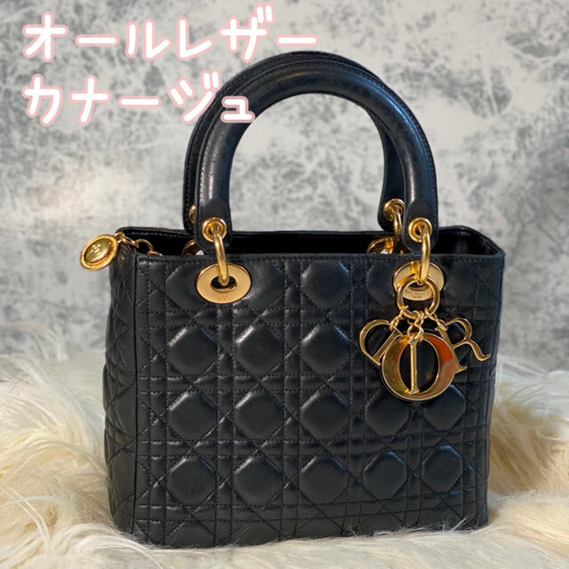 ◆良品◆ ChristianDior トートバッグ カナージュ素材