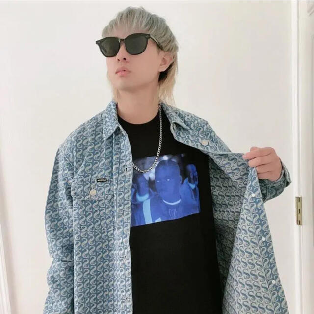 Supreme Monogram Denim Shirt kajuen.net