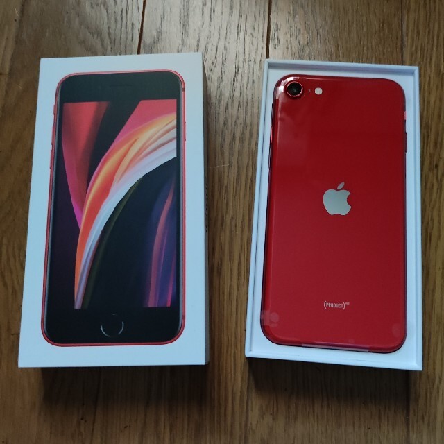 新品 iphone SE2 64G RED 人気のレッド SIMフリー