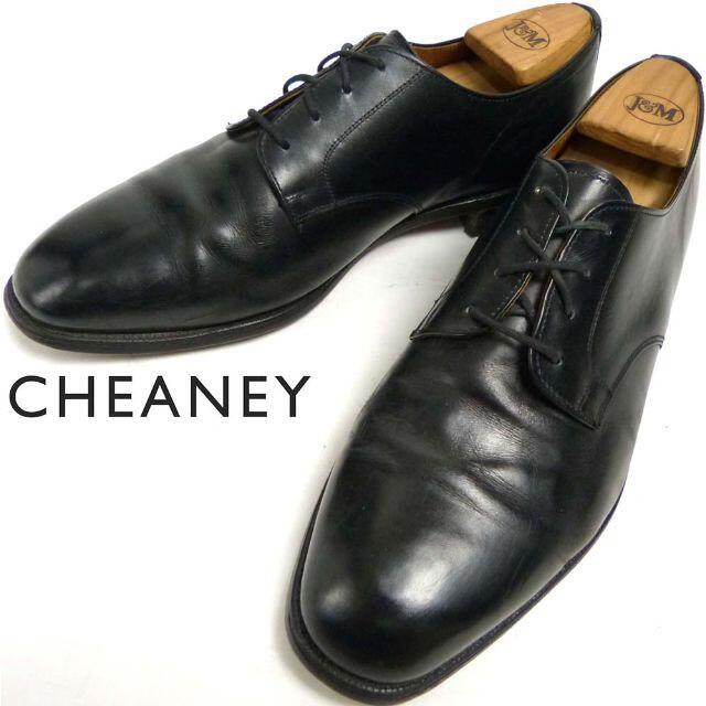 英国製 チーニー/CHEANEY HILFORD プレーントゥシューズ27.5