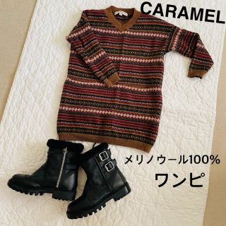 キャラメルベビー&チャイルド(Caramel baby&child )のcaramel baby&child london ニット ワンピース♡3(ワンピース)