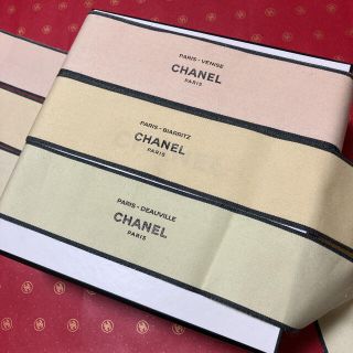 シャネル(CHANEL)の数量限定✨paris3種✨ワイドリボンセット【3本】(ラッピング/包装)