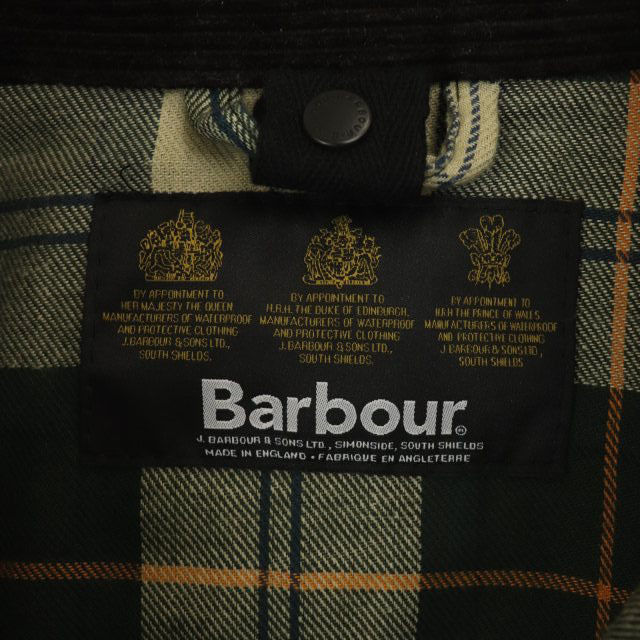 Barbour(バーブァー)のバブアー オイルドジャケット ジップアップ 36 ダークグリーン メンズのジャケット/アウター(その他)の商品写真