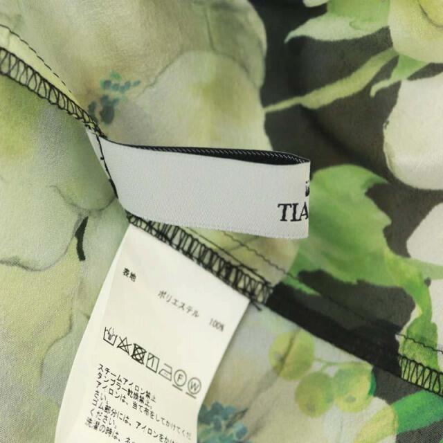 tiara(ティアラ)のティアラ ポピープリントオーガンジータックスリーブブラウス チュニック レディースのトップス(シャツ/ブラウス(長袖/七分))の商品写真