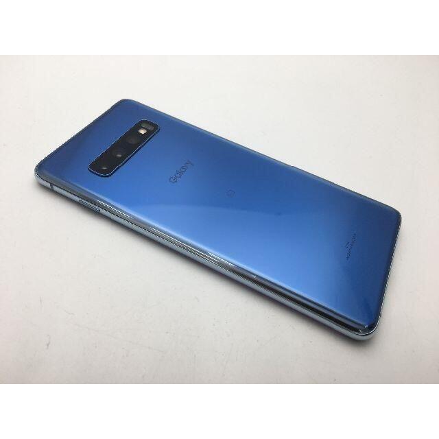 SAMSUNG(サムスン)のSIMフリー au Galaxy S10 SCV41ブルー◆美品◆604 スマホ/家電/カメラのスマートフォン/携帯電話(スマートフォン本体)の商品写真