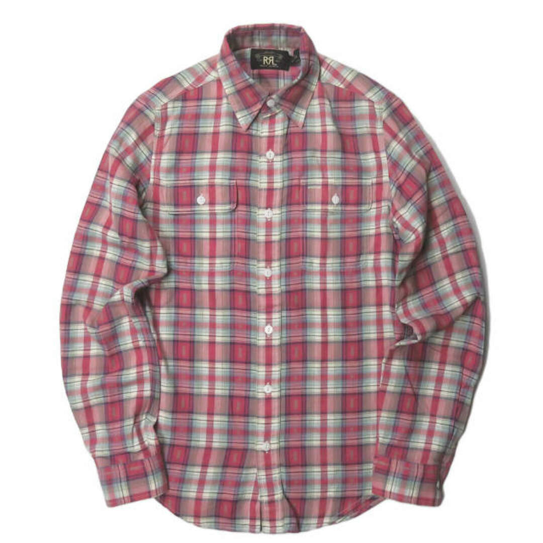 RRL - RRL ダブルアールエル L/S PLAID WORK SHIRTS 小紋柄＆チェック