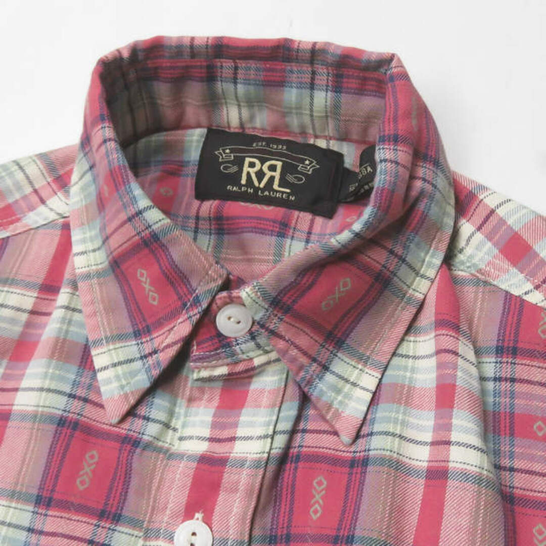 RRL - RRL ダブルアールエル L/S PLAID WORK SHIRTS 小紋柄＆チェック