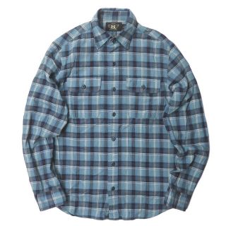 ダブルアールエル(RRL)のRRL L/S PLAID WORK SHIRTS ワークシャツ メンズ(シャツ)