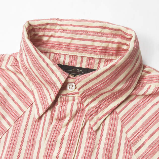 RRL(ダブルアールエル)のRRL STRIPE L/S WESTERN SHIRTS ウエスタンシャツ メンズのトップス(シャツ)の商品写真