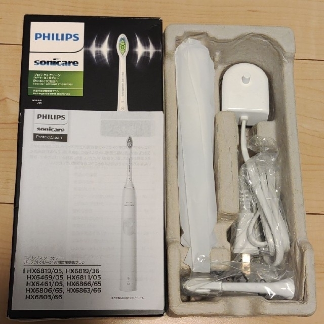 PHILIPS(フィリップス)の【新品】PHILIPS プロテクトクリーン 電動歯ブラシ フィリップス スマホ/家電/カメラの美容/健康(電動歯ブラシ)の商品写真