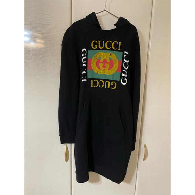 Gucci(グッチ)のGUCCI正規キッズパーカーワンピ大人もOK レディースのワンピース(ミニワンピース)の商品写真