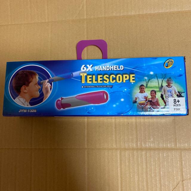 玩具 テレスコープ ピンク 6X HANDHELD TELESCOPE 望遠鏡 エンタメ/ホビーのおもちゃ/ぬいぐるみ(その他)の商品写真