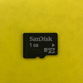 サンディスク(SanDisk)のSanDisk 1GB micro SD カード（ジャンク品）(PC周辺機器)