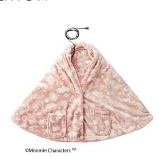 ムーミン×BRUNO USB ポンチョ 電気毛布 ピンク③(電気毛布)
