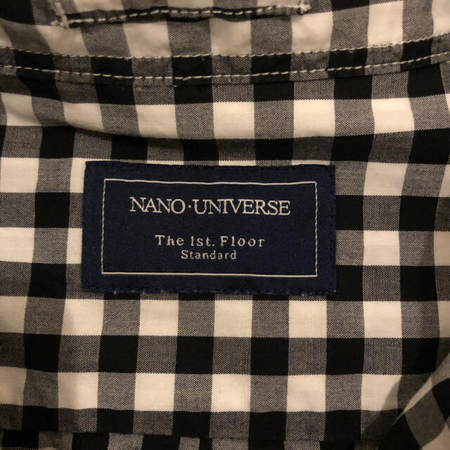 nano・universe(ナノユニバース)のNANO UNIVERSE ナノユニバース　長袖　チェック　ボタンダウンシャツ レディースのトップス(シャツ/ブラウス(長袖/七分))の商品写真