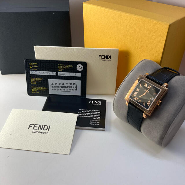 FENDI フェンディ クアドロ 007-60500G 腕時計 メンズ クォーツ