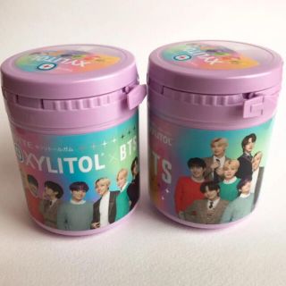 ボウダンショウネンダン(防弾少年団(BTS))のBTS キシリトール　ガム　ボトル　全員　テテ　グク　ジミン　ジン　ボトルガム(アイドルグッズ)