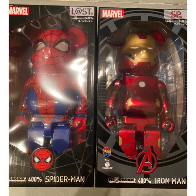 ハッピーくじ　MARVEL BE@RBRICK  SP賞　ラストワン賞　セット