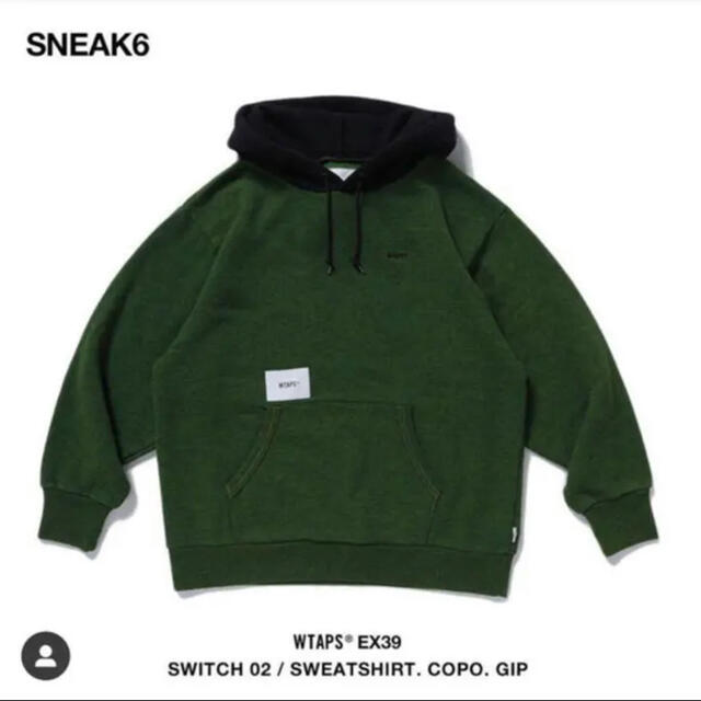 W)taps(ダブルタップス)のSWITCH 02 / SWEATSHIRT.COPO.  Lサイズ  メンズのトップス(パーカー)の商品写真