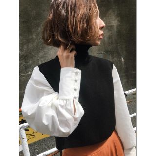 アメリヴィンテージ(Ameri VINTAGE)のAmeri MINI KNIT DOCKING SHIRT 新品タグ付き(シャツ/ブラウス(長袖/七分))