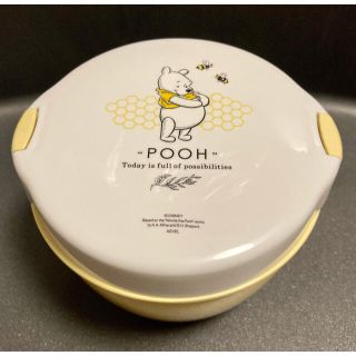 ディズニー(Disney)の【くまのプーさん】ステンレス保温ランチボックス　カフェ丼ランチボックス(弁当用品)