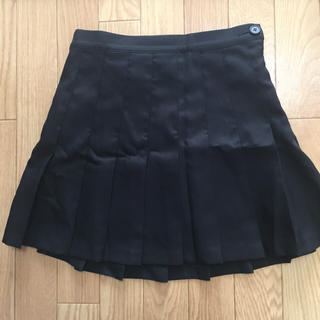 ミックスエックスミックス(mixxmix)のテニススカート 黒(ミニスカート)