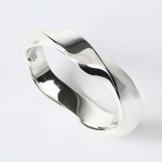 (21号) シルバー リング 925 ツイスト メンズ 指輪 メンズのアクセサリー(リング(指輪))の商品写真