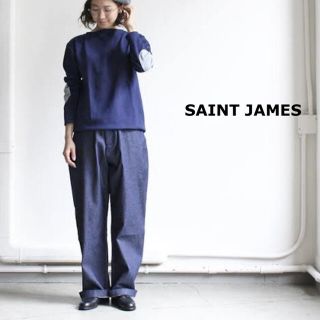 セントジェームス(SAINT JAMES)のSAINT JAMES（セントジェームス）／ウエッソン エルボーパッチ(カットソー(長袖/七分))